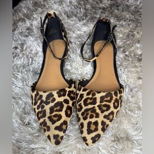 Crown Vintage Leopard Print Flats